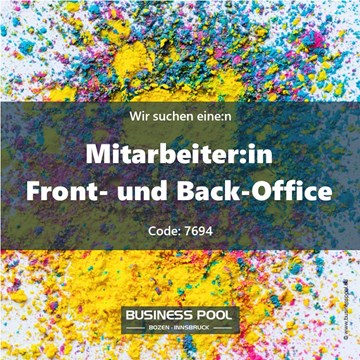 Mitarbeiter:in Front- und Back-Office